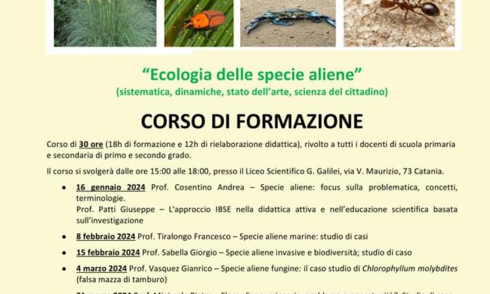 Ecology of Alien Species - Formation Course