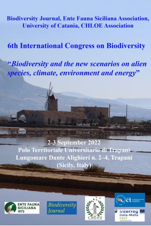 6th Congress - Biodiversity and the new scenarios on alien species, climate, environment and energy